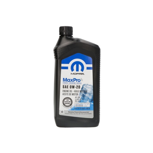 Моторно Масло, MOPAR 0W-20 MaxPro, Оригинален Продукт, 68523994AA, 1 Литър